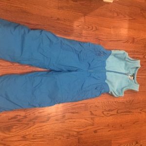 LL Bean kids ski bib